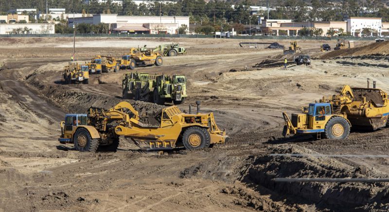 Equipment used for grading