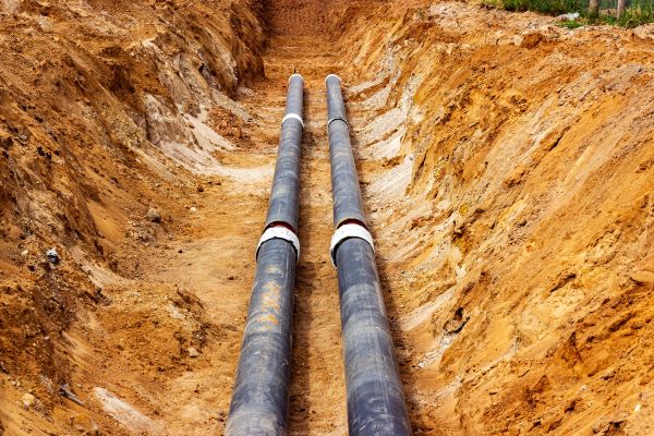 Water Line Trenching in Cookeville