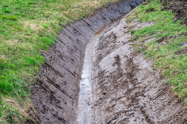 Drainage Ditch Construction in Cookeville