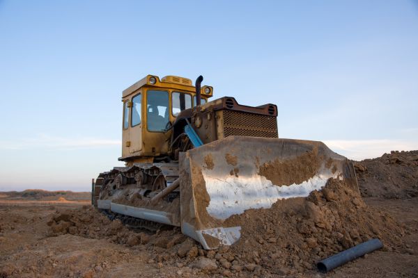 Bulldozer Land Grading in Cookeville