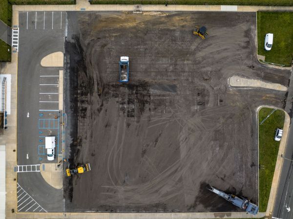 Parking Lot Excavation in Cookeville